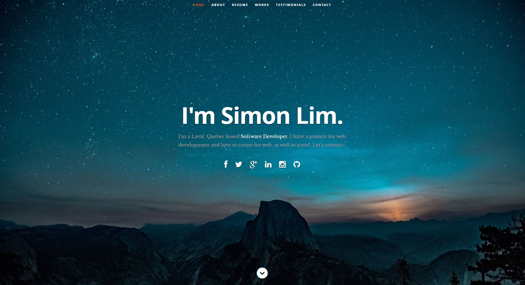 Resume Website